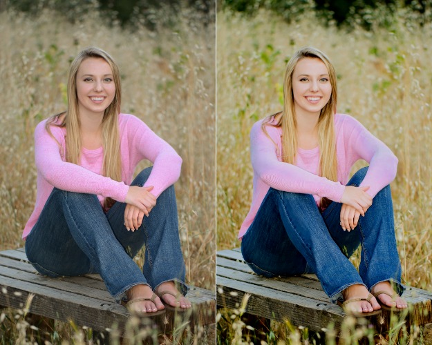 Пример улучшенного цвета фотографии